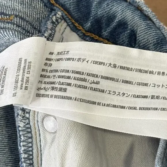 Abercrombie & Fitch Ultra High Rise 90s Straight Jean Vintage Comfort Stretch‎ - Picture 9 of 13